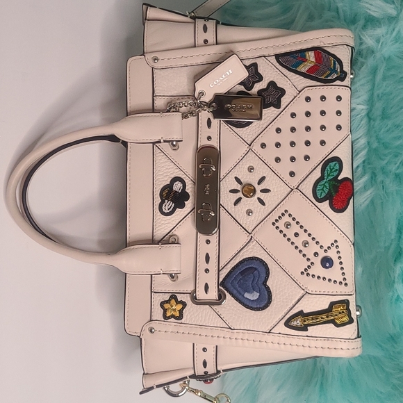 Coach Swagger 27 In Embellished Canyon Quilt Leather - Picture 2 of 13